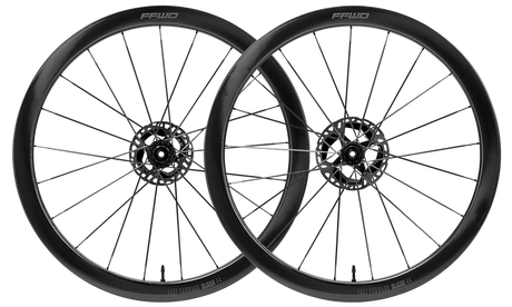 FULL CARBON CLINCHER / 44MM / 2:1 / DISC BRAKE / BLACK RAW44 SPOKE SET FFWD LLANTAS RUEDAS