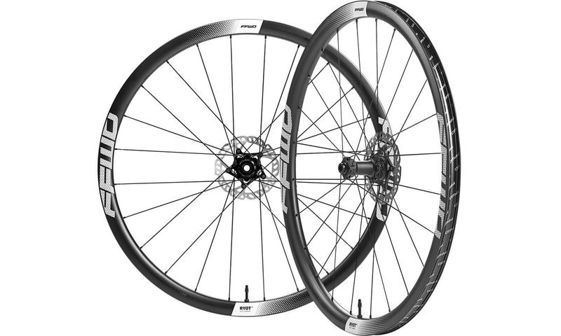 FFWD | RAW33 FULL CARBON CLINCHER / 33MM / 2:1 / DISC BRAKE / BLACK - Imagen 4