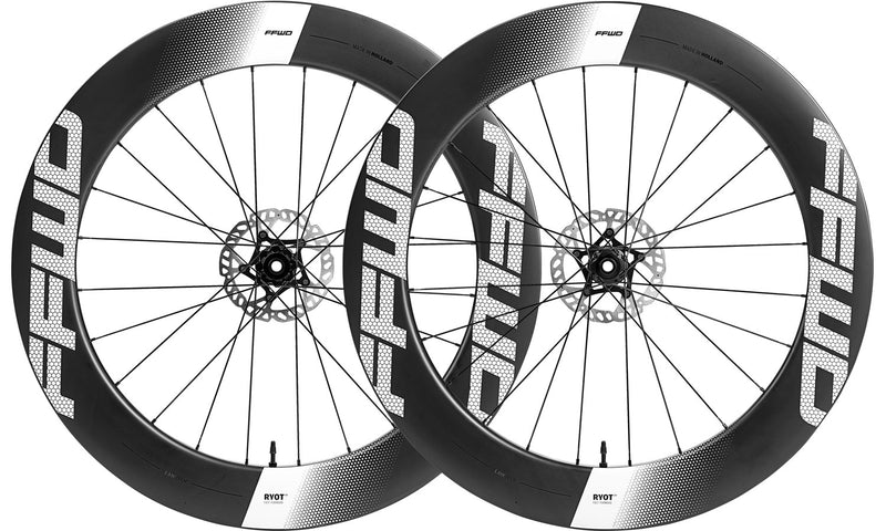 FFWD | FULL CARBON CLINCHER RYOT77 / 77MM / 2:1 / DISC BRAKE / BLACK N/GAGE 70x70x20cm LLANTAS RUEDAS CARBONO - Imagen 2