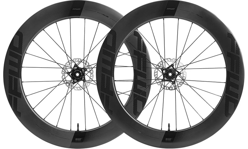 FFWD | FULL CARBON CLINCHER RYOT77 / 77MM / 2:1 / DISC BRAKE / BLACK N/GAGE 70x70x20cm LLANTAS RUEDAS CARBONO