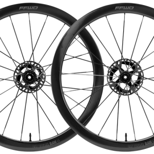 FULL CARBON CLINCHER / 44MM / 2:1 / DISC BRAKE / BLACK RAW44 SPOKE SET FFWD LLANTAS RUEDAS