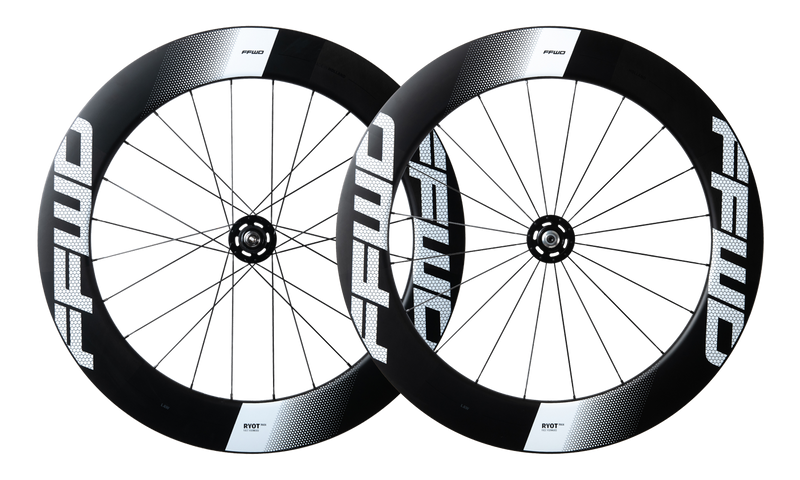 FFWD | RYOT77 TRACK FULL CARBON TUBULAR / 77MM / WHITE